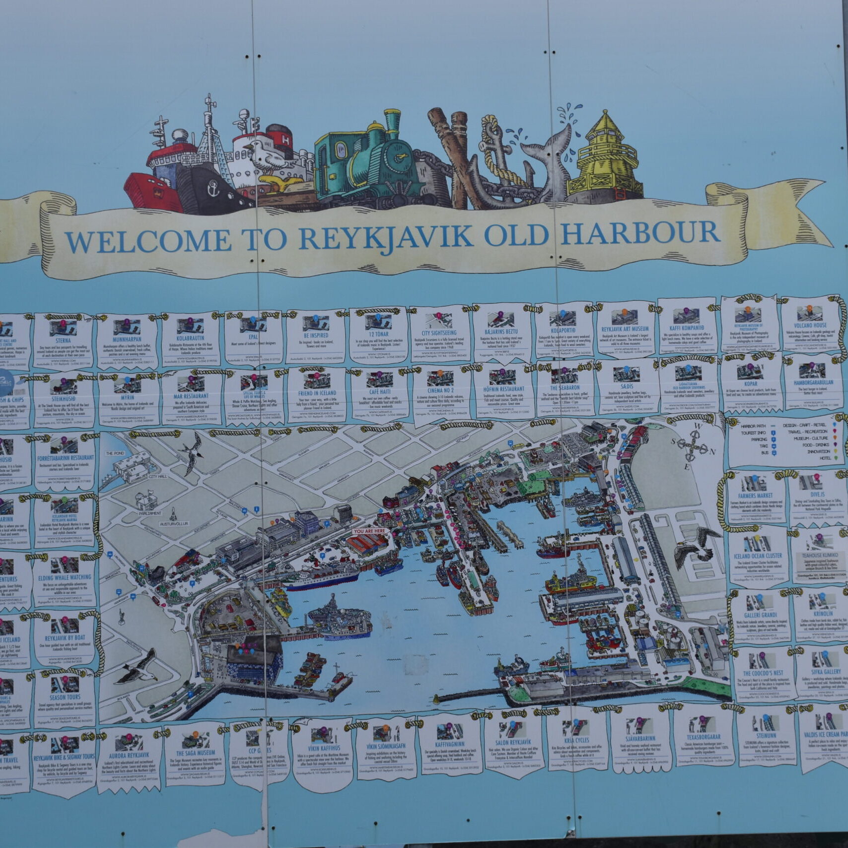 Islanda_26 - Reykjavik 046 La mappa del Porto Vecchio