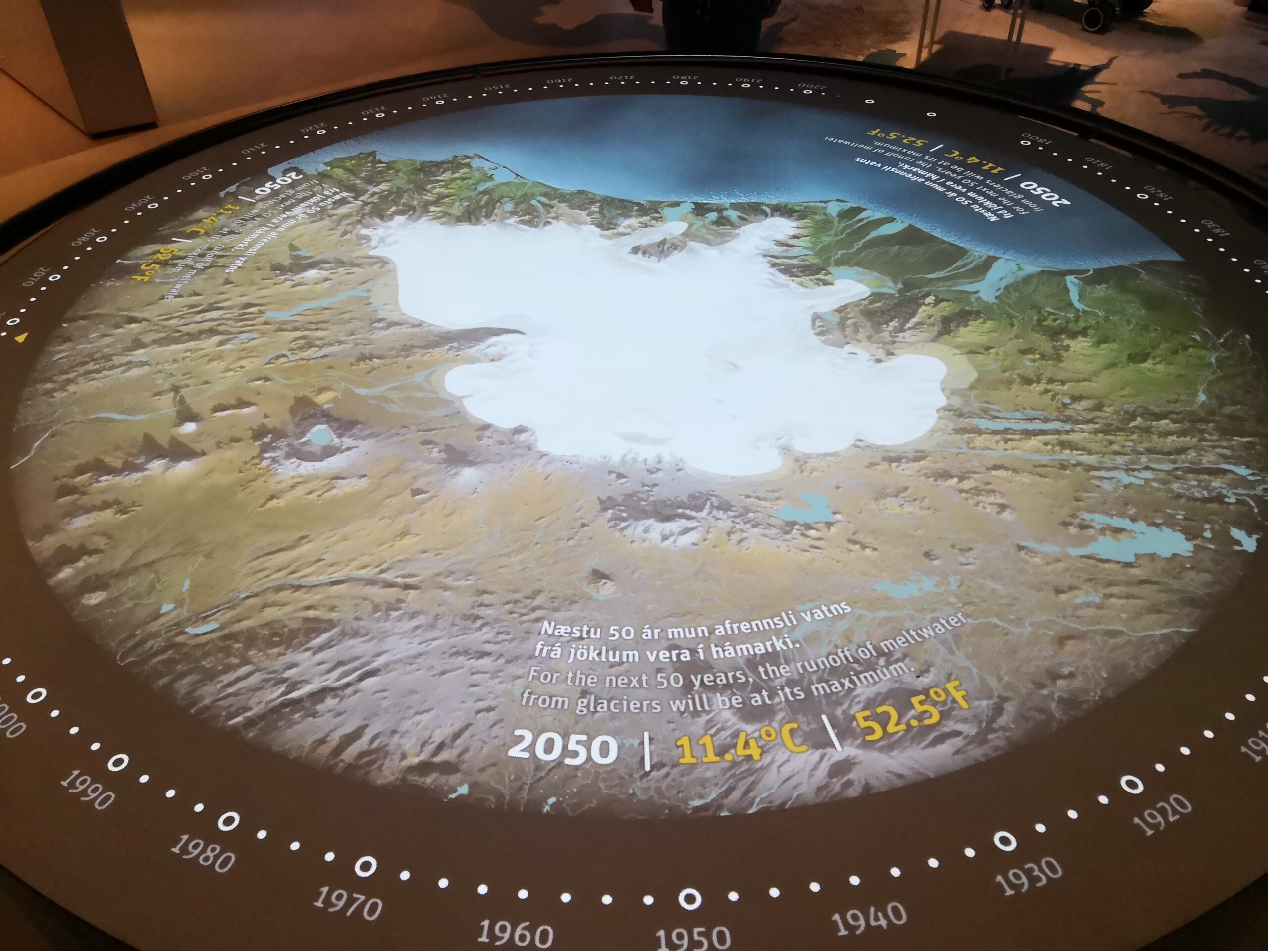 Islanda_Reykjavik_Perlan_03 Una simulazione della morte del Vatnajökull, il ghiacciaio più grande d'Europa
