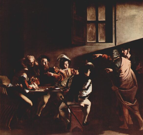GRAFICA_Caravaggio_Vocazione di San Matteo Caravaggio - Vocazione di San Matteo