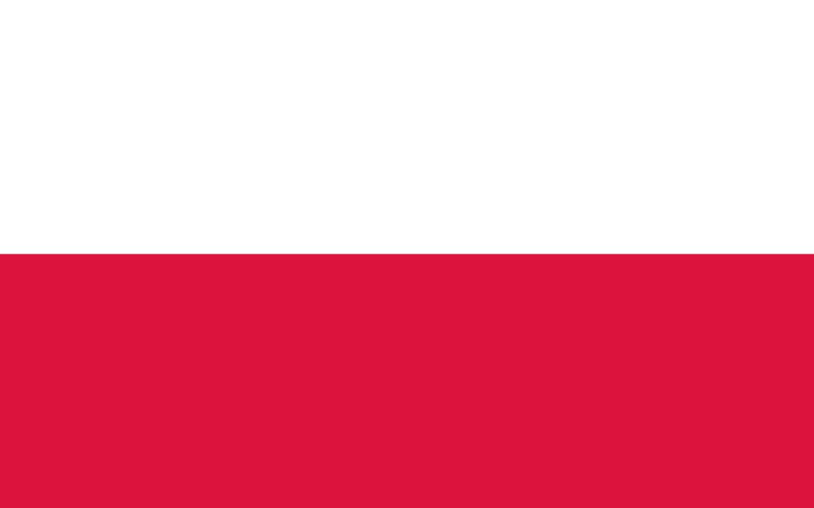 La bandiera della Polonia richiama i coloi del Regno di Polonia e del Granducato di Lituania.