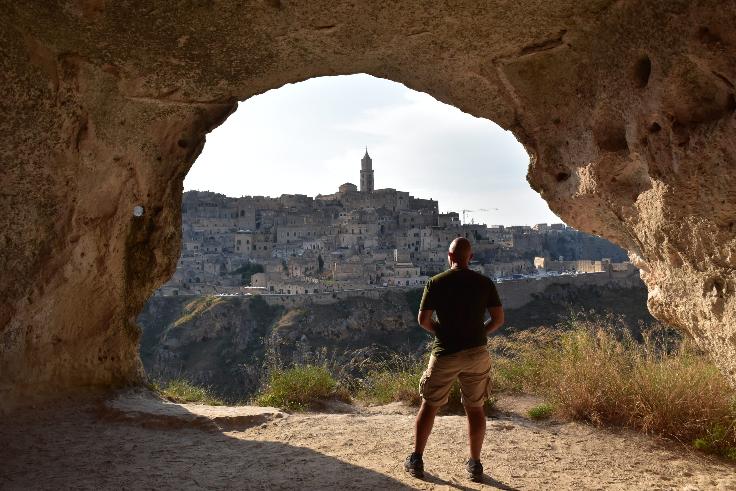 Matera vista dalle grotte del Belvedere