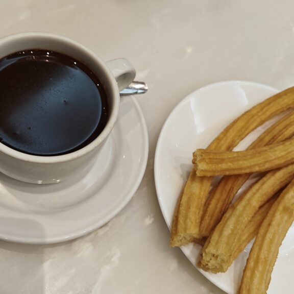 Cioccolata calda e churros da St Gines
