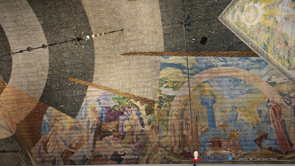 Norvegia_07 - Domkirke 17 Particolare dei dipinti sul soffitto