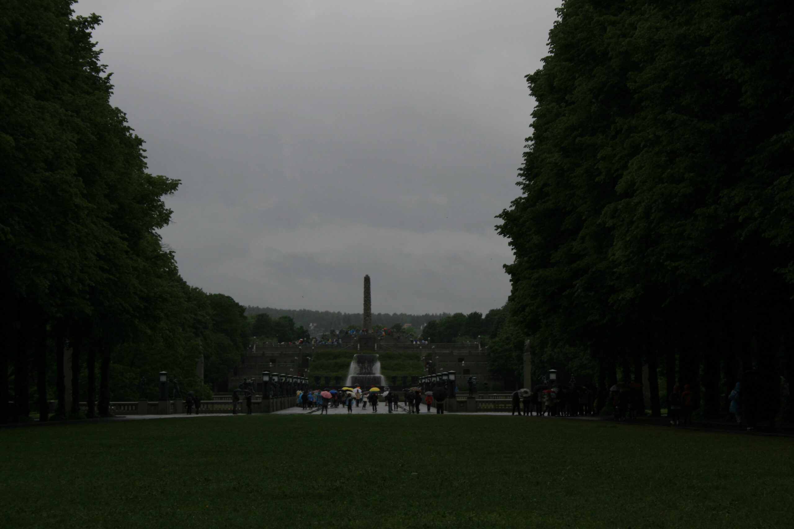 Norvegia_Vigeland_448 Vigeland Park visto dall'ingresso