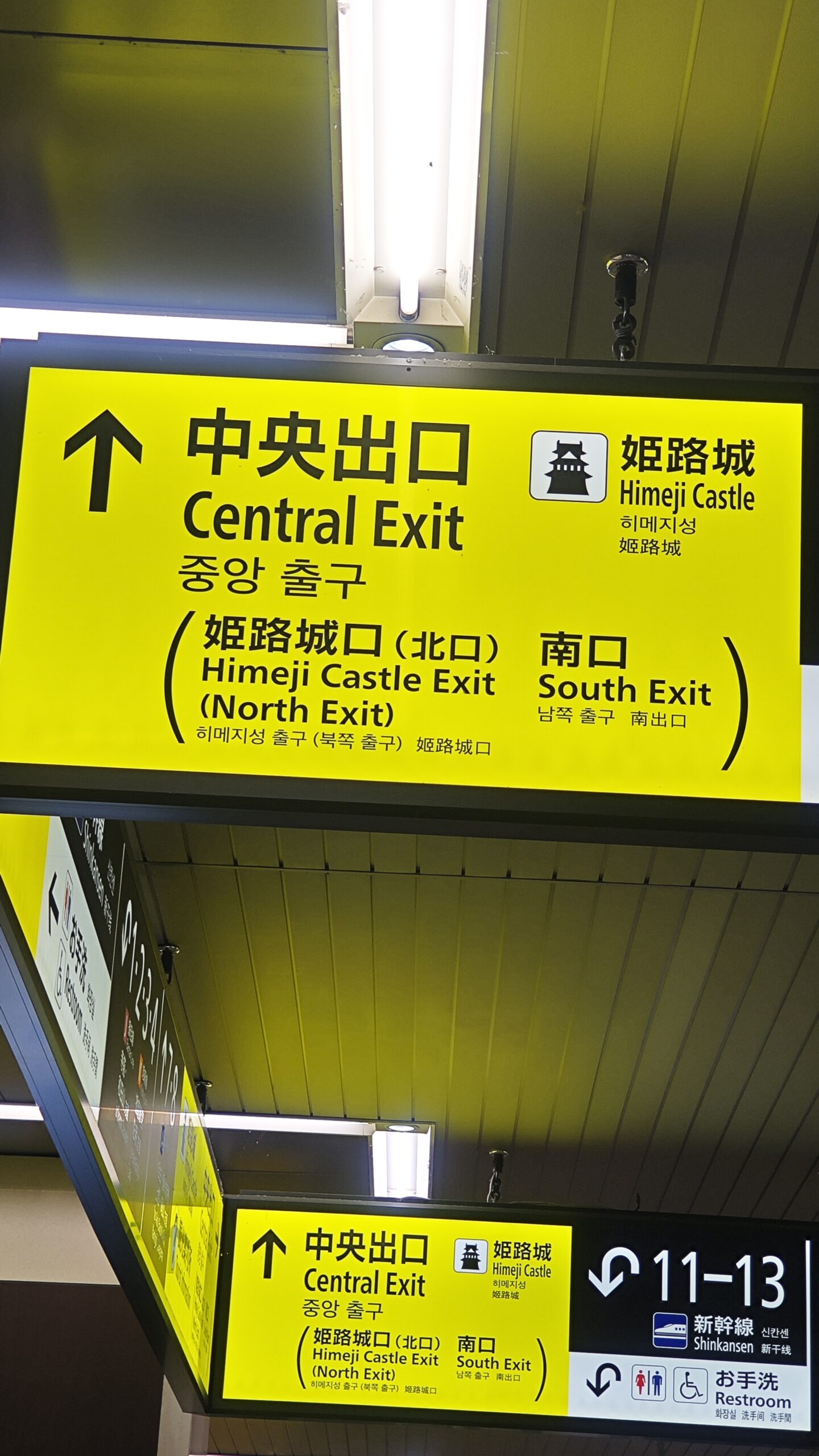 Difficile perdersi con le indicazioni appena scendi dal treno!